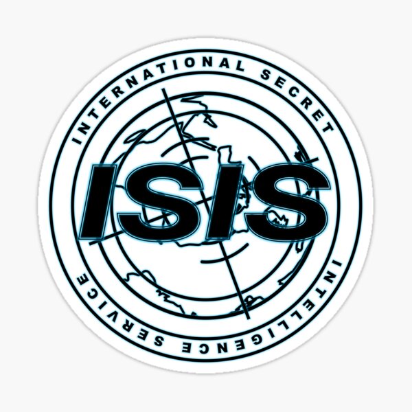 Vista previa del artículo con la obra «Archer - Logotipo de Isis», diseñado y vendido por WolfMerchandise.