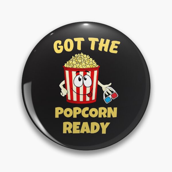 Item preview, Got The Popcorn Ready Cool Cinema Retro Design designed and sold by BhavyaBathla.