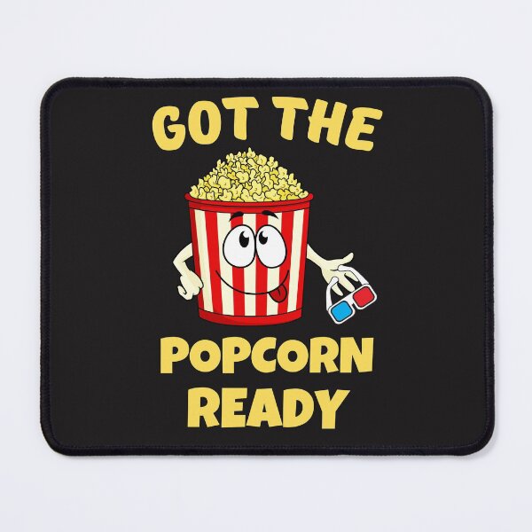 Item preview, Got The Popcorn Ready Cool Cinema Retro Design designed and sold by BhavyaBathla.