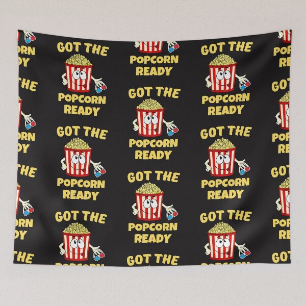 Item preview, Got The Popcorn Ready Cool Cinema Retro Design designed and sold by BhavyaBathla.