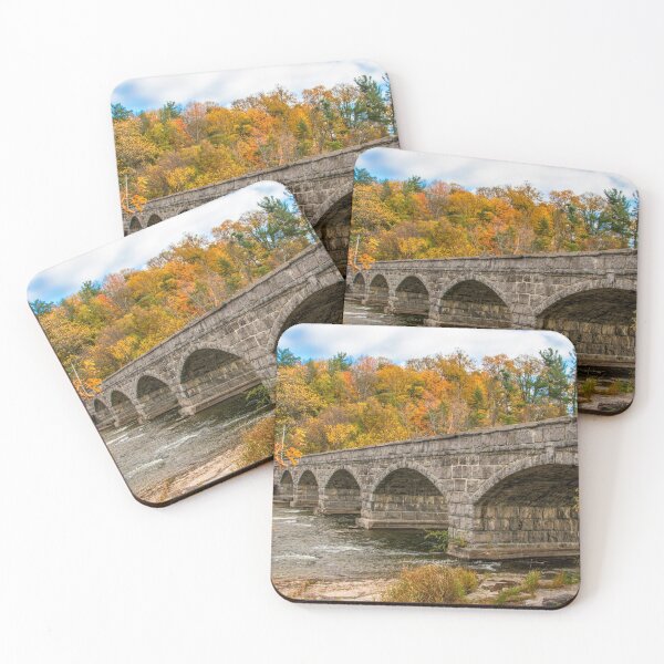 Item preview, Beautiful old stone stone bridge in autumn designed and sold by Karen Hogan.