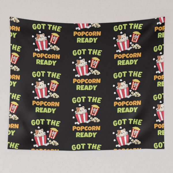 Item preview, Got The Popcorn Ready Cool Cinema Retro Design designed and sold by BhavyaBathla.