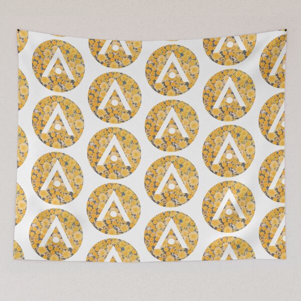 Item preview, Pastel Yellow Flowers Aveda Logo designed and sold by Dalaura.
