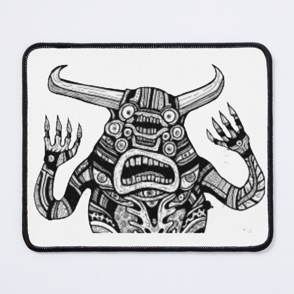 Item preview, Scared scary monster drawing designed and sold by AnthonyVdV.