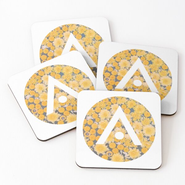 Item preview, Pastel Yellow Flowers Aveda Logo designed and sold by Dalaura.