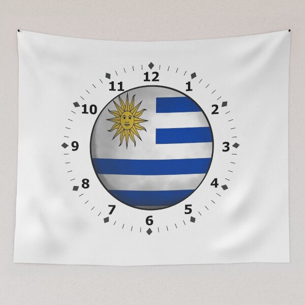 Item preview, uruguay clock designed and sold by ZiphGames.