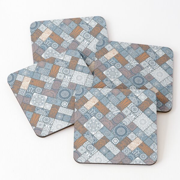 Item preview, Bohemian Floral Pattern (Sea) designed and sold by chntl-shop.