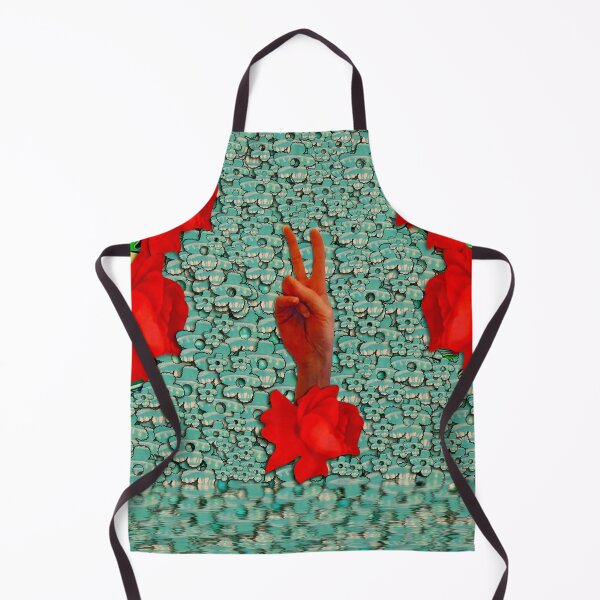 Item preview, roses for peace over the blue horizon pop-art designed and sold by Pepita Selles.