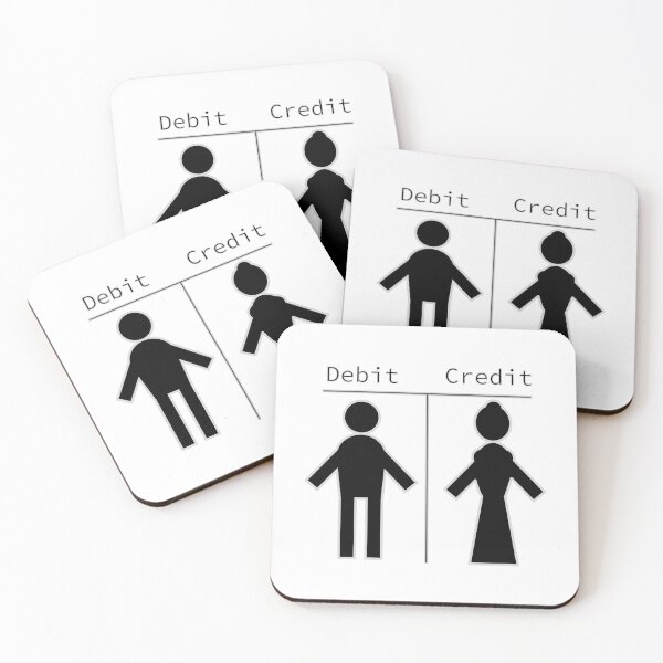 Item preview, Funny Accounting: T Account He is Debit and she is Credit designed and sold by ramezamr.