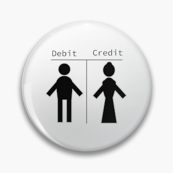Item preview, Funny Accounting: T Account He is Debit and she is Credit designed and sold by ramezamr.