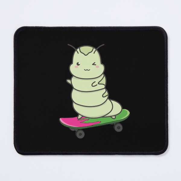 Item preview, Kawaii Caterpillar Skateboarding designed and sold by Altohombre.