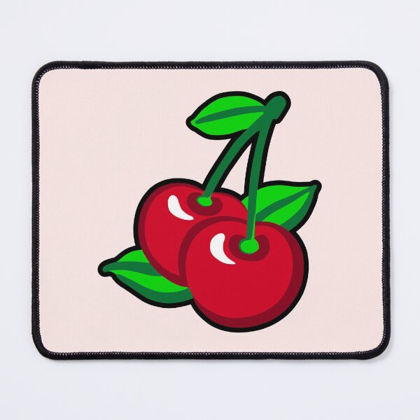 Item preview, Cartoon Red Green Black Cherries Fruit Graphic designed and sold by Digital Homestead.