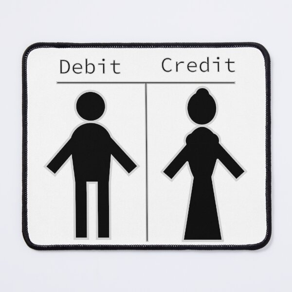 Item preview, Funny Accounting: T Account He is Debit and she is Credit designed and sold by ramezamr.