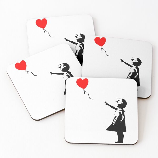 Item preview, Banksy Girl Baloon   designed and sold by DonYourFit.
