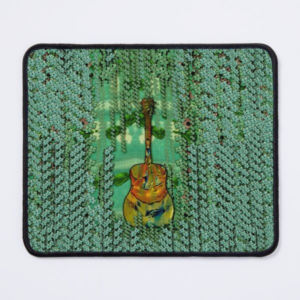Item preview, guitar in the most beautiful landscape of fantasy and sakura designed and sold by Pepita Selles.