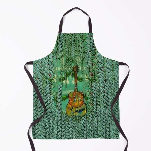 Item preview, guitar in the most beautiful landscape of fantasy and sakura designed and sold by Pepita Selles.