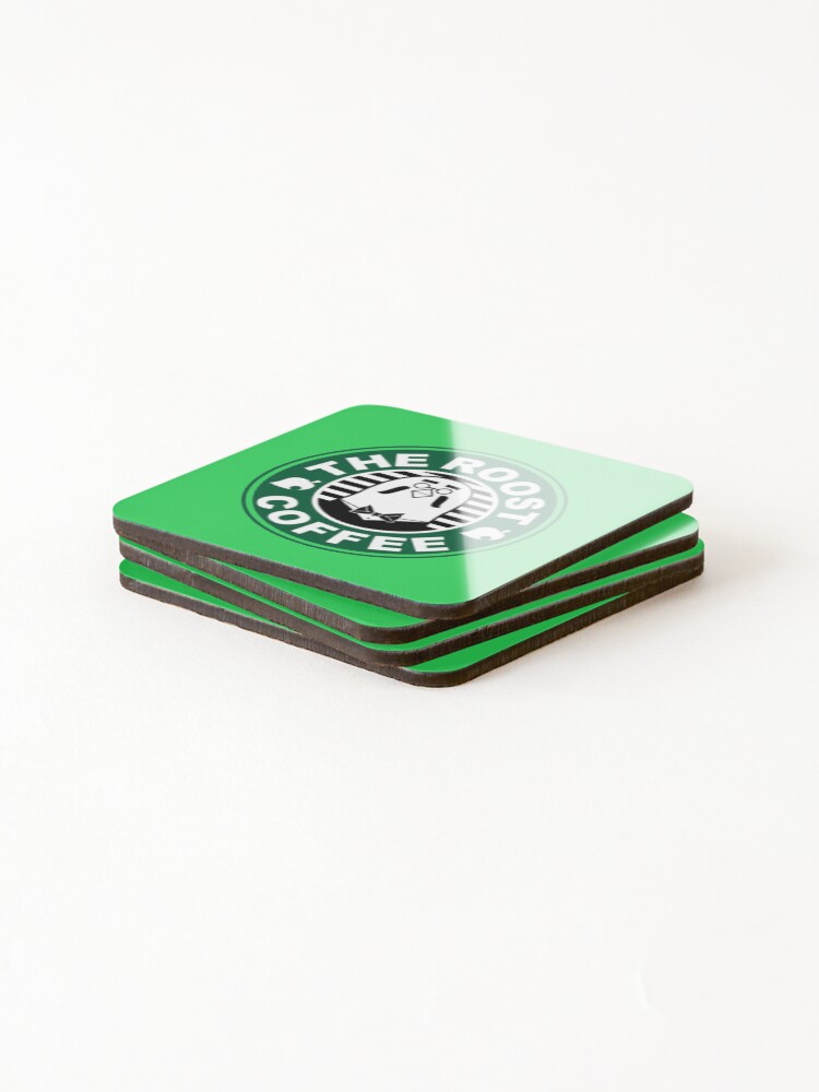 Thumbnail 4 of 5, Coasters (Set of 4), THE ROOST designed and sold by RensDigitalArt.