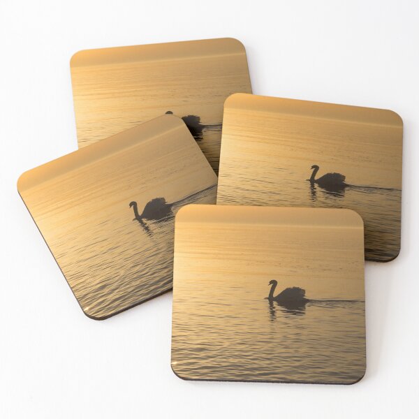 Item preview, Gliding on Silky Gold - the Swan and the Sunpath designed and sold by Georgia Mizuleva.
