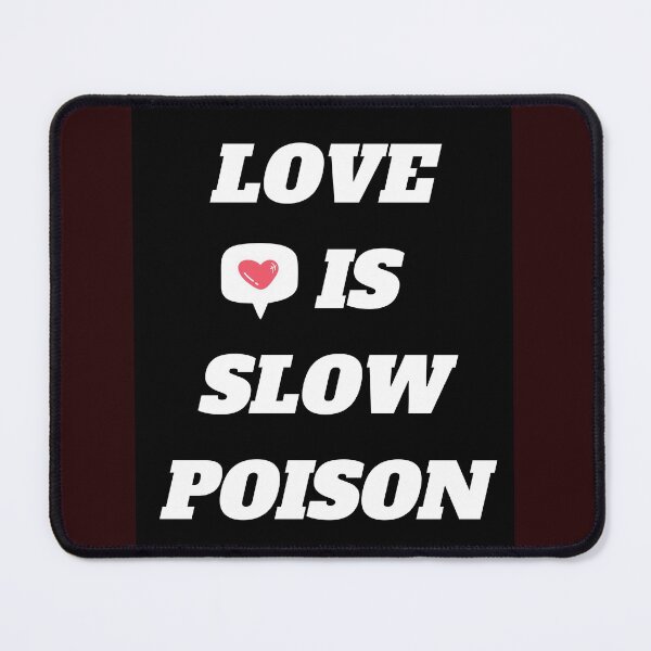 Item preview, love is slow poison-love birds designed and sold by BROWNEESHOUSE.