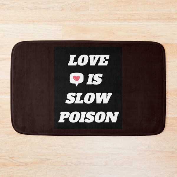 Item preview, love is slow poison-love birds designed and sold by BROWNEESHOUSE.