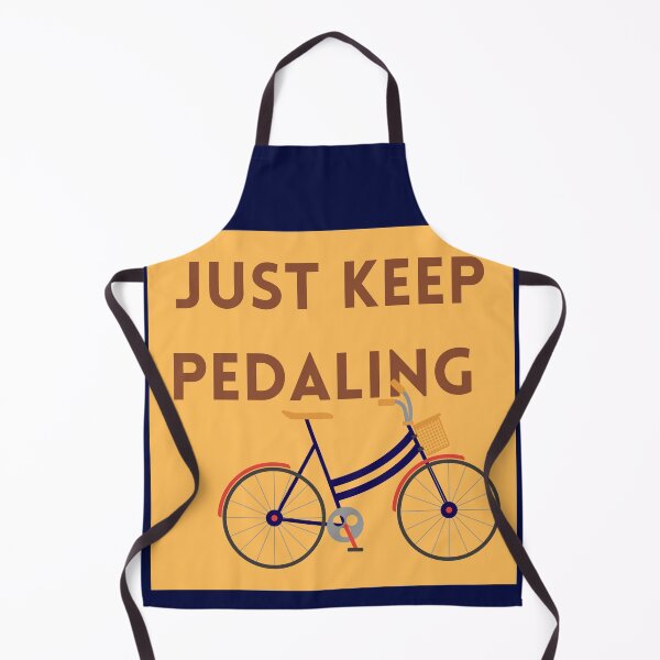 Item preview, Just Keep Pedaling (Yellow / Tan Bicycle) designed and sold by baldbird.