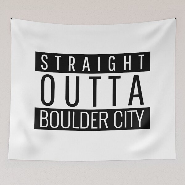 Item preview, Straight Outta Boulder City Nevada  designed and sold by Teelogic.