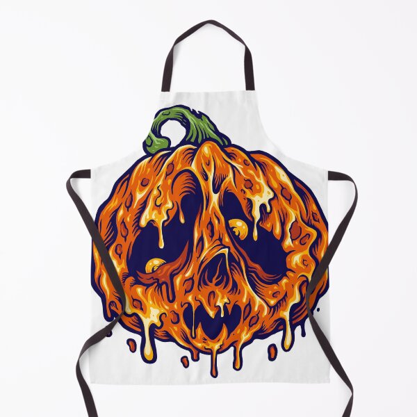 Item preview, Halloween melt pumpkins horror illustrations designed and sold by Artstationz.