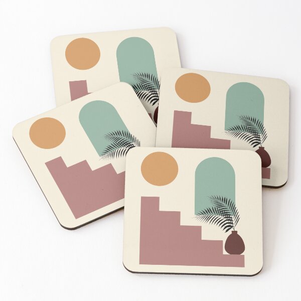 Item preview, Casa Mediterránea Minimalista Vectorial con Jarrón designed and sold by cerenalkan.
