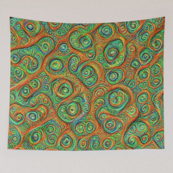 Item preview, Green Red #DeepDream designed and sold by blackhalt.