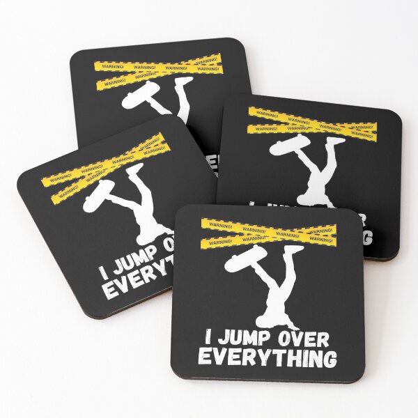 Item preview, I Jump Over Everything - Funny Skateboard Skate Gift graphic designed and sold by theodoros20.