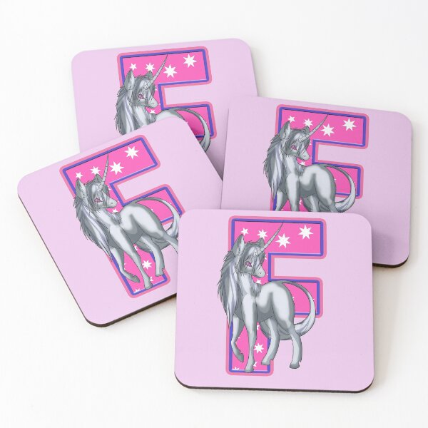 Item preview, Unicorn Letter f designed and sold by MoonsmileProd.