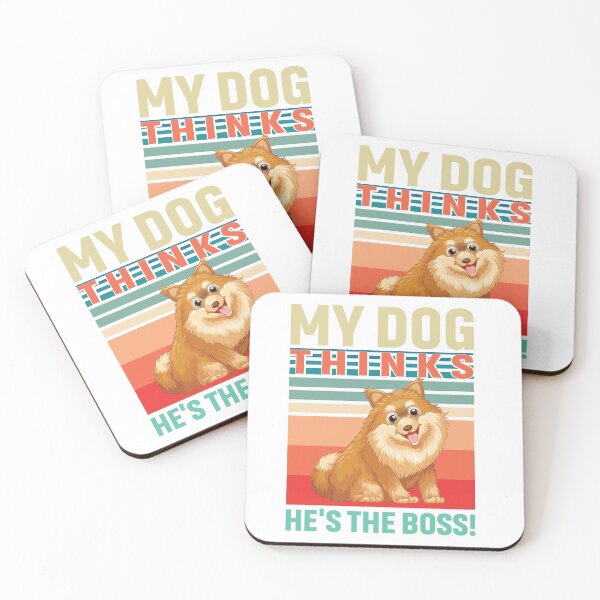 Item preview, My dog thinks he is the boss designed and sold by animalbunch7.