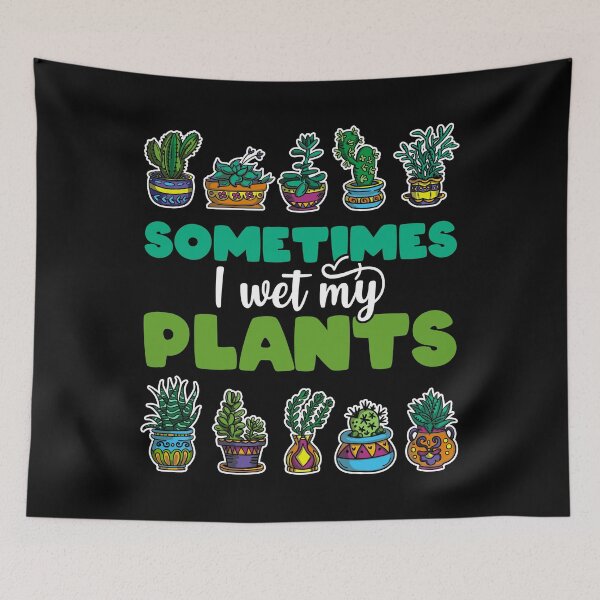 Item preview, Sometimes I Wet My Plants - Gift for Gardeners print designed and sold by theodoros20.