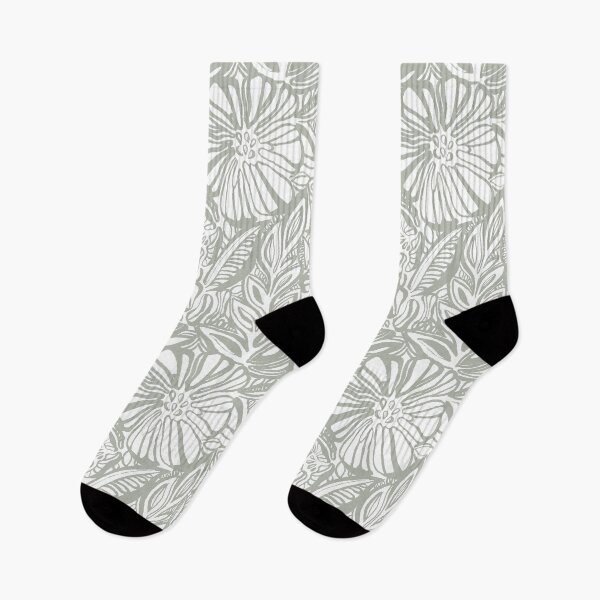Item preview, Floral Connect Sage designed and sold by TypeandFace.