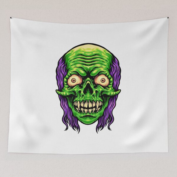 Item preview, Scary Skull Zombie Mascot illustrations designed and sold by Artstationz.