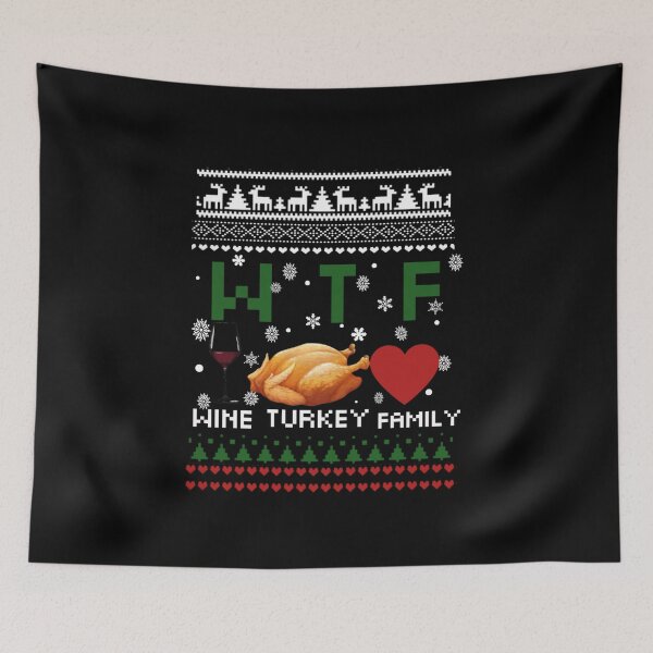 Item preview, Wtf Wine Turkey Family designed and sold by StoreRahhal.