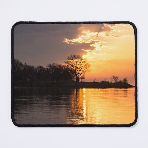 Item preview, Half and Half - Slowly Moving Clouds Reveal the Sunrise designed and sold by Georgia Mizuleva.