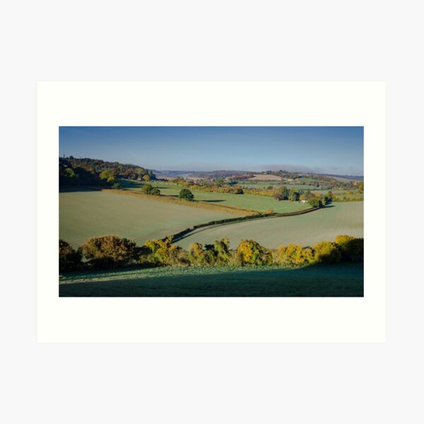Across the Chilterns from Bledlow Ridge Art Print