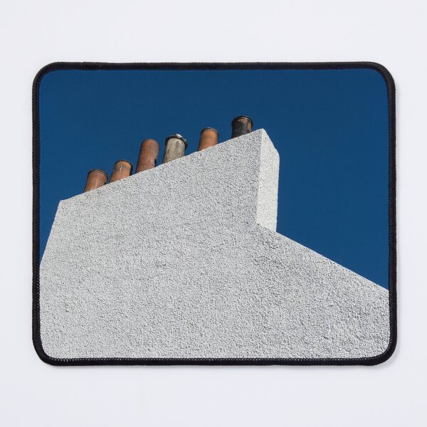Item preview, Simplicity - White Stucco Wall and Chimneys designed and sold by Georgia Mizuleva.