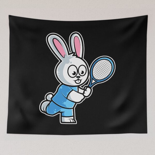 Item preview, Rabbit Tennis Player Funny Coach Bunny product designed and sold by theodoros20.