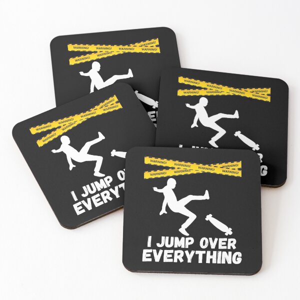 Item preview, I Jump Over Everything - Funny Skateboard Skate Gift product designed and sold by theodoros20.