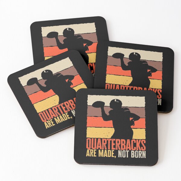 Item preview, Quarterbacks Are Made, Not Born. Funny Football Player, Gift for Football Lover designed and sold by AS-Shirts.