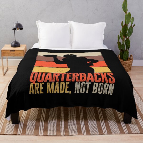 Item preview, Quarterbacks Are Made, Not Born. Funny Football Player, Gift for Football Lover designed and sold by AS-Shirts.