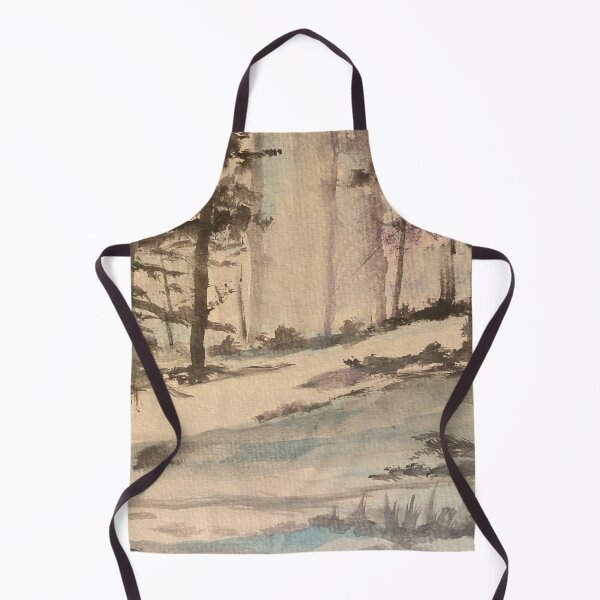 Item preview, Watercolor Winter Landscape designed and sold by TheArtCave.