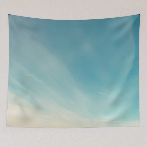 Item preview, Heavenly clouds with turquoise background designed and sold by HenrikGPhoto.