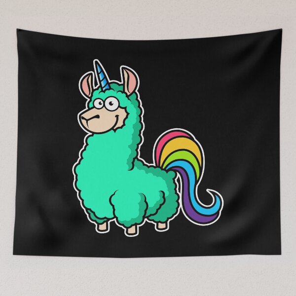 Item preview, Llamacorn Cute Gift Rainbow Unicorn Llama print designed and sold by theodoros20.