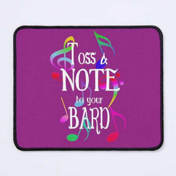 Item preview, Toss a Note to your Bard designed and sold by malyix0013.