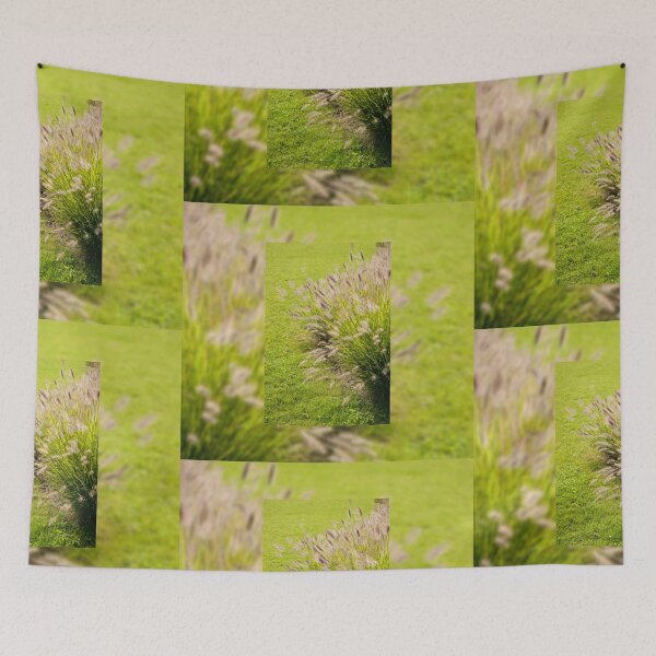 Item preview, Grass clump Pennisetum alopecuroides designed and sold by Arletta Cwalina.