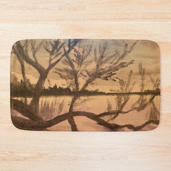 Item preview, Watercolor Winter Landscape designed and sold by TheArtCave.