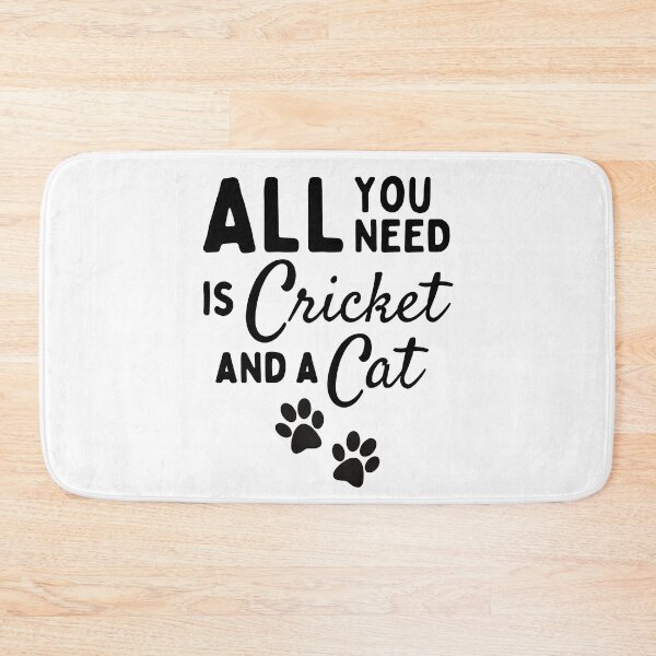 Item preview, All you need is cricket and a cat designed and sold by TheGreenGoat.